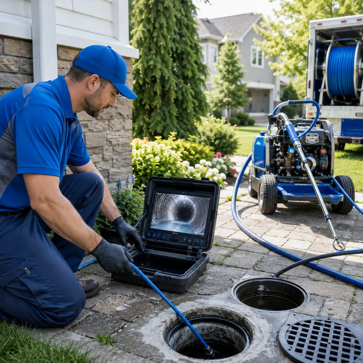 Outdoor drain cleaning professionals serving Morrisville, NY